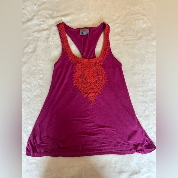 Anthropologie Vanessa Virginia Flowy Sleeveless Top - Picture 1 of 4